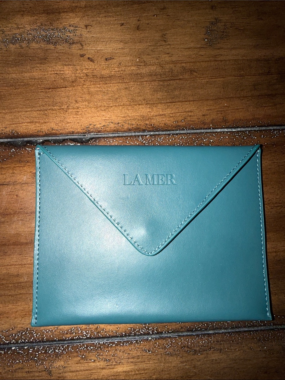 La Mer Teal Envelope Holder
